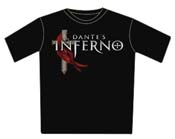 Dante's Inferno Tshirt - Logo And Cross
