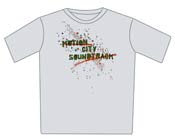 Motion City Soundtrack Tshirt - Splatter Paint (Blue)