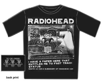 Radiohead TShirt - Ice Caps