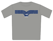 Rooster T-Shirt - Stripe Logo