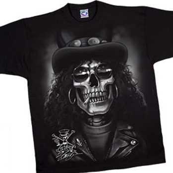 Velvet Revolver Tshirt - Slash - Skull Black