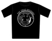 The Dead Milkmen Tshirt - Cow Logo.(black)