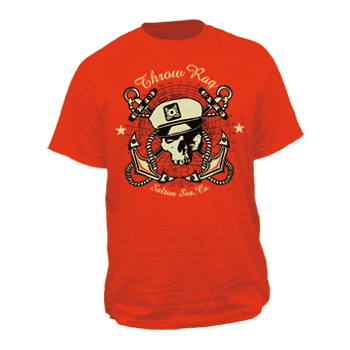 Throwrag T-Shirt - Crossed Anchors