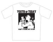 Youth Of Today Tshirt - Cant Close My Eyes