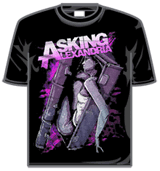 Asking Alexandria Tshirt - Coffin Girl