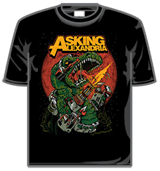 Asking Alexandria Tshirt - Dino Bot