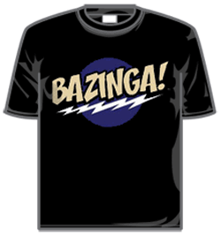 Big Bang Theory Tshirt - Bazinga