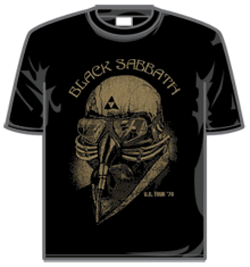 Black Sabbath Tshirt - Us Tour 78 