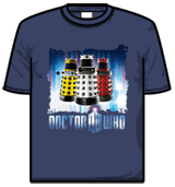 Dr Who Tshirt - Daleks Navy