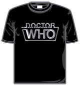 Dr Who Tshirt - Silver Logo