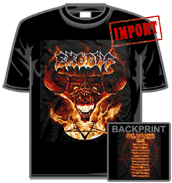 Exodus Tshirt - Devil Head Dates