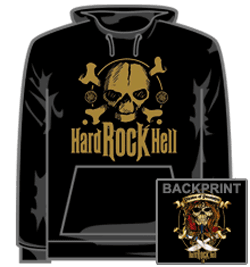 Hard Rock Hell Hoodie - Skull