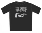 Im With Stupid T-Shirt