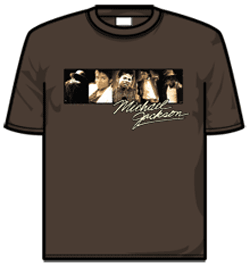 Michael Jackson Tshirt - Sepia Collage