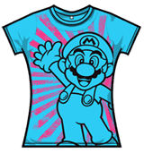 Nintendo Tshirt - Bluepink