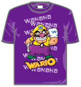 Nintendo Tshirt - Purple Wario