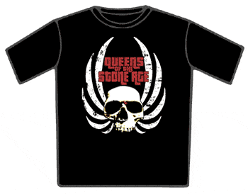 Queens Of The Stone Age t-shirt - Skull Wings