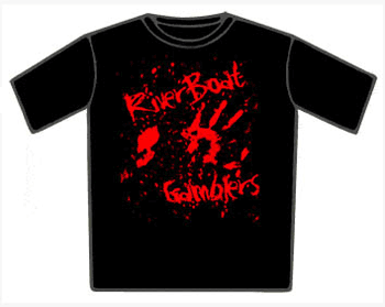 Riverboat Gamblers T-Shirt - Blood Splatter
