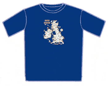 Scotland T-shirt - Map
