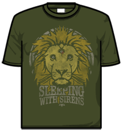 Sleeping With Sirens Tshirt - Lion Crest
