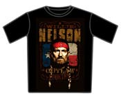 Willie Nelson Tshirt - Flag Country 