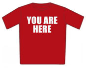 You Are Here T-shirt