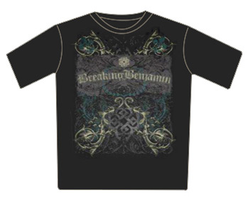 Breaking Benjamin Tshirt - Breaking Scroll