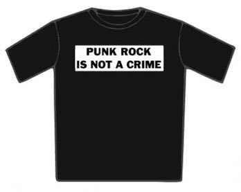 Cinder T-Shirt - Punk Rock Is Not A Crime