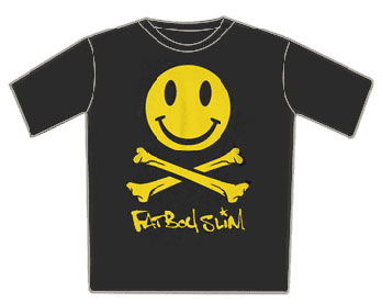 Fat Boy Slim Tshirt - Smiley Logo