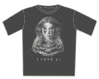 Lykke Li Tshirt - Black Portrait 