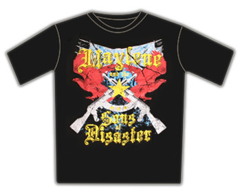 Maylene & The Sons Of Disaster Tshirt - Guns & Flags
