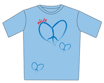 Melee Tshirt - Peace Heart
