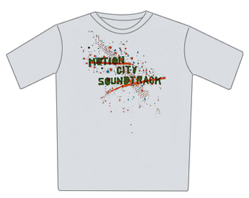 Motion City Soundtrack Tshirt - Splatter Paint (Blue)