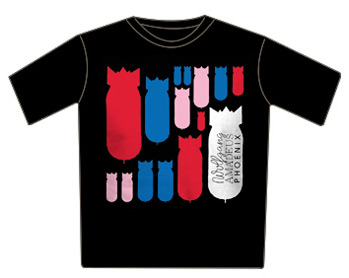 Phoenix Tshirt - Bombs Away (Black)