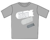 Phoenix Tshirt - Grey Bombs