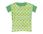 Music Fashion T-Shirt - Polka Dots & Stripes Girls Skinny