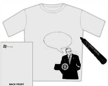 George Bush TShirt - Stay Vocal