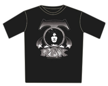 T Rex Tshirt - B & W Stars