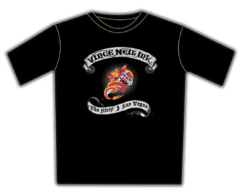 Vince Neil Ink Tshirt - Banner Dragon