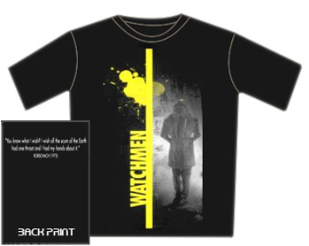 The Watchmen Tshirt - Rorschach With Stripe