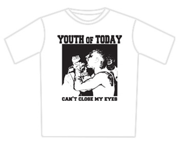 Youth Of Today Tshirt - Cant Close My Eyes