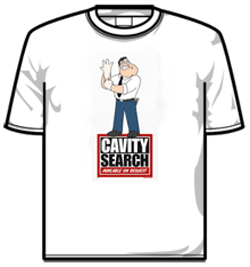 American Dad Tshirt - Cavity Search