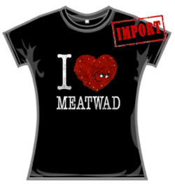 Aqua Teen Hunger Force Tshirt - I Heart Meatwad