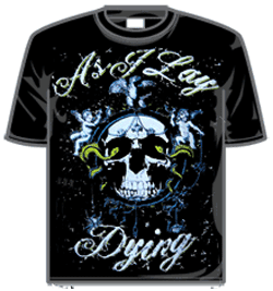 As I Lay Dying Tshirt - Serpent Jumbo