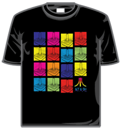 Atari Tshirt - Rainbow Colour