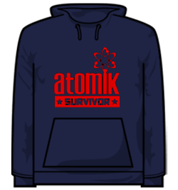 Atomik Festival Hoodie - Atomik Hd Navy
