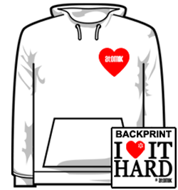 Atomik Festival Hoodie - Love It Hard