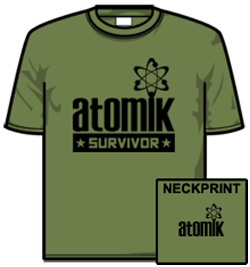 Atomik Festival Tshirt - Atomik Surv Green