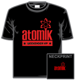 Atomik Festival Tshirt - Atomik Surv Vip