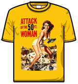 Attack Of The 50ft Woman Tshirt - Poster